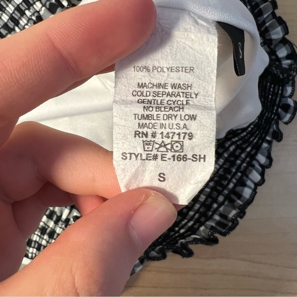 Allison Joy checked shorts - Picture 8 of 9